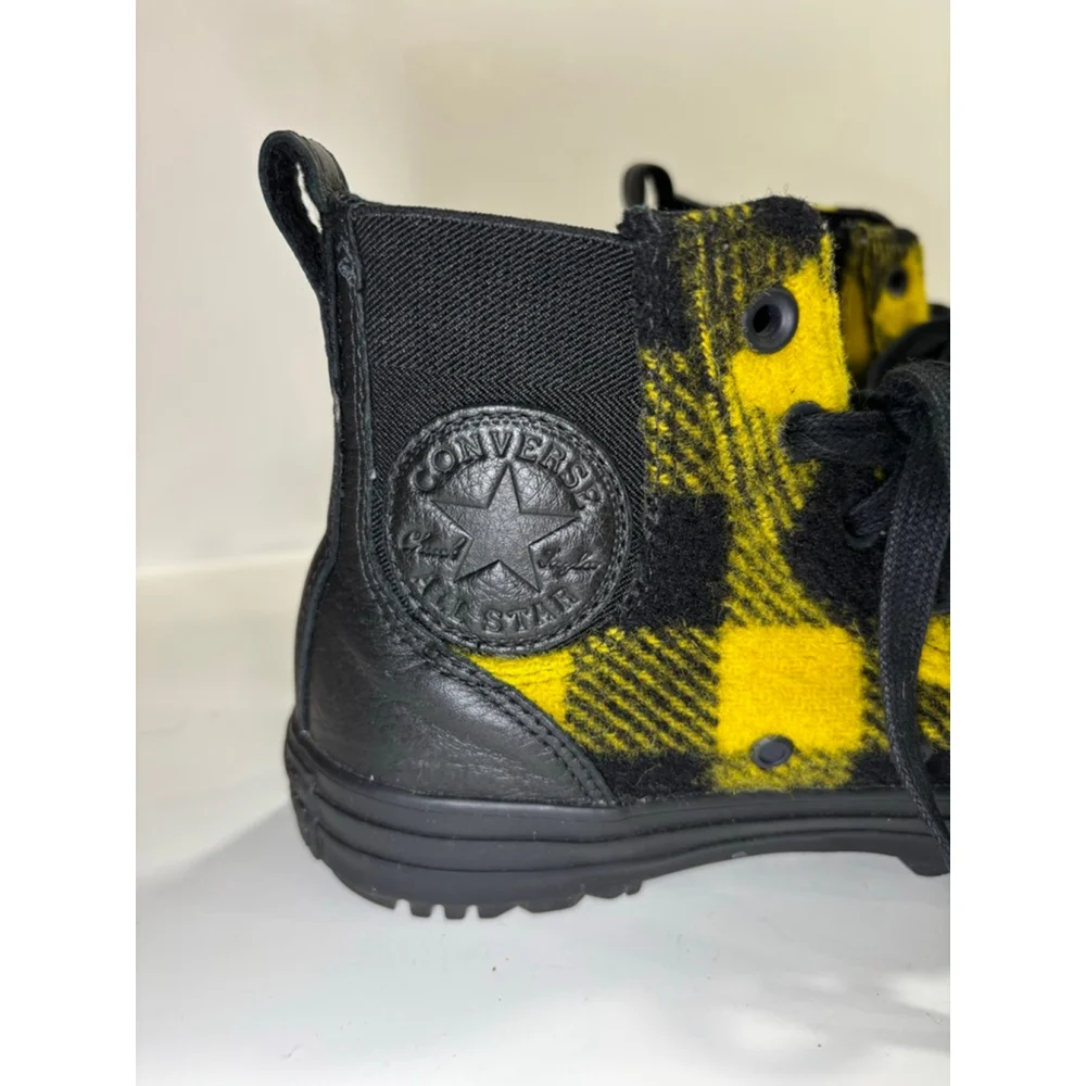 Converse x Woolrich Allstar Chelsea Boots. Plaid, Women’s 7.5